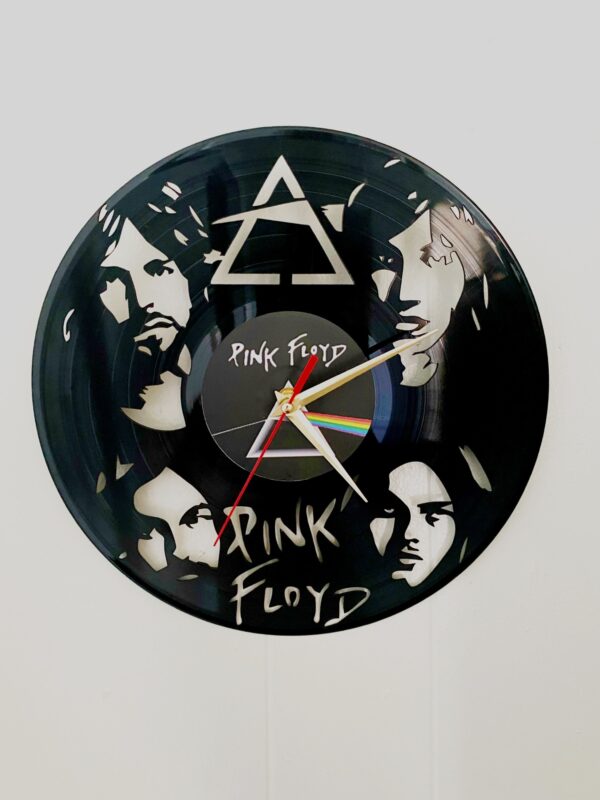 Pink Floyd vinyl record wall clock