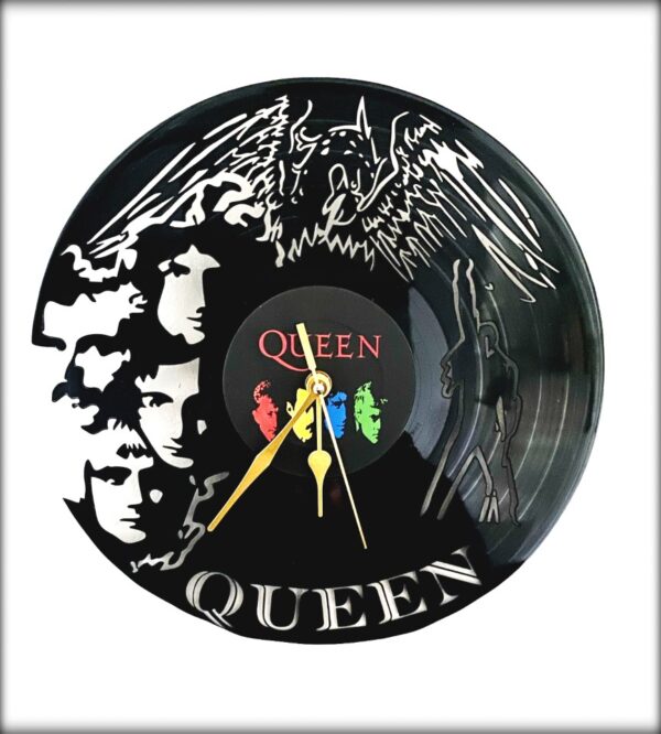 Queen vinyl record wall clock